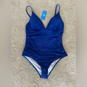 Cupshe Ladies Large Cobalt Blue One Piece Swimsuit